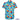 1FTS RAAF Military Squadron custom Hawaiian shirt with button-up front, chest pocket, and tropical floral and aircraft design on blue fabric. Customised ADF Shirts.