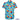 1FTS RAAF Military Squadron custom Hawaiian shirt with button-up front, chest pocket, and tropical floral and aircraft design on blue fabric. Customised ADF Shirts.