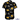 87 SQN ADF custom military Hawaiian shirt with black base, yellow hibiscus flowers, and grey tropical leaves, designed for military pride.