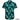 8/9 RAR custom Hawaiian shirt in dark green with palm leaves and unit logo, designed for the 8th/9th Battalion, Royal Australian Regiment. Customised ADF Shirts.