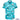 ACURL – Custom Military Hawaiian Shirt in teal with tropical and military-themed print including jets, clouds, and palm trees. Stylish custom clothing top.