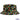 Bucket hat with colorful tropical pattern on a white background