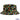 Bucket hat with tropical pattern and 'Bovine' branding on a white background