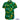 Green patterned shirt with palm trees and surf rescue text on a white background, featuring Island Style Clothing brand.