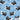 Pattern of black swans on a blue background with Island Style Clothing logo.