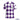 Purple and white checkered polo shirt with a logo on a white background
