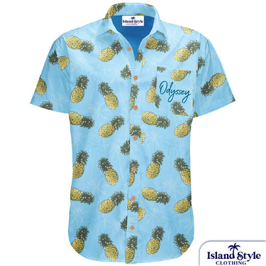 Odyssey Lifestyle Care Communities | Custom Hawaiian Shirts, blue shirts with pineapples