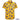 Storage King yellow branded conference shirt with blue tropical palm print and logo, ideal for sunny business events and custom uniforms.