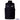 Customised Black puffer vest with white text on a white background