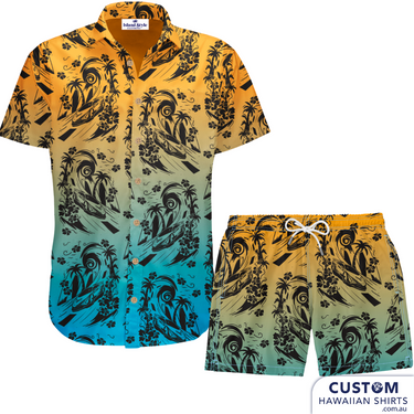 Ubisoft wanted a special personalised Hawaiian Shirt & Shorts Set to commemorate the exciting release of a new Video Game in Hawaii.