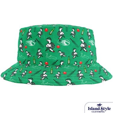 We made Custom Bucket Hats and Shorts for Village Greenies Cricket Club in the Cayman Islands
