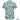 Walker Fire Department custom tropical shirt with light blue base, red fire trucks, palm trees, and department logo for men and women.
