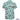 Walker Fire Department custom tropical shirt with light blue base, red fire trucks, palm trees, and department logo for men and women.