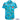 Blue Hawaiian shirt with tropical patterns on a white background