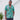 Men's Aussie Christmas Green shirt with tropical holiday prints, part of the couple set ideal for festive and beach-themed celebrations.