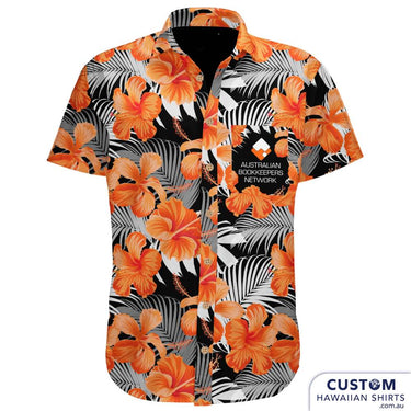 Bespoke uniform shirts for Australian Bookkeepers Network – where professionalism meets fun conference uniforms. Our design journey began with a commitment to infuse a their branding colours on a Shirt. We've also incorporate their logo on the chest pocket. 100% Cotton Mens & Womens Shirts