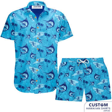 162 Reconnaissance Squadron, NT - Custom Hawaiian Shirt & Shorts Set