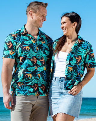 Classy beyond BeLEAF…this stylish, modern print is the perfect choice to wear casual or corporate. Constructed of lightweight, sustainably sourced cotton and immaculately contoured for an effortlessly elegant look.
