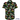 Squadron 4 RAAF - Custom Military Shirts. This is a super stylish and uniquely Aussie design. Featuring jets, frangipanis, gum leaves and flowers with a black base. Cotton Hawaiian Shirts Embossed coconut buttons