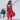 Women's Aussie Christmas Red sleeveless dress with tropical-themed holiday prints, ideal for Christmas cruises and summer celebrations.