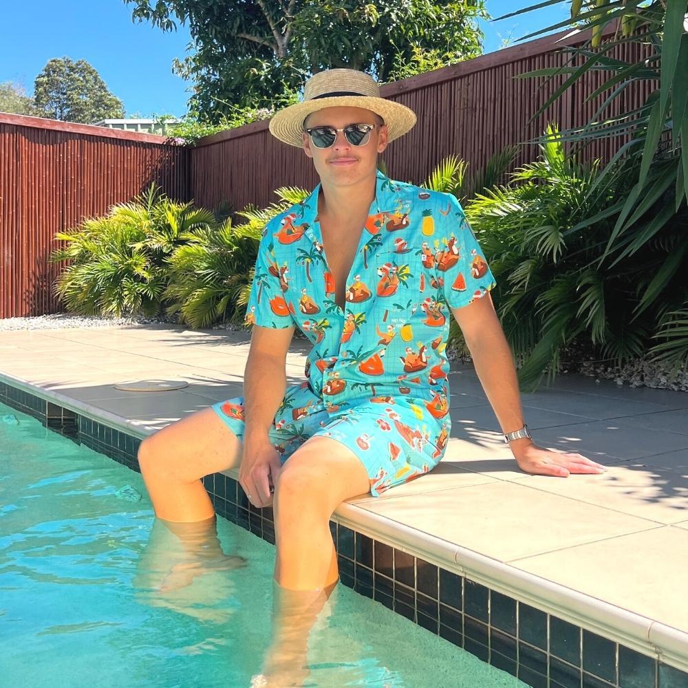 From backyard cricket to lunches by the beach, Christmas in Australia is undoubtedly special and has its own unique flavour. This year Santa has given the reindeers a break and instead, he’s having a pool party on floaties and sipping on cocktails!