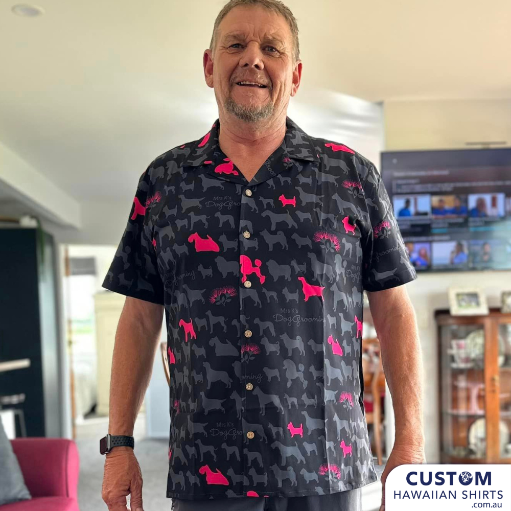 Mrs K s Pet Grooming NZ Custom Hawaiian Shirts Master Island Style Clothing