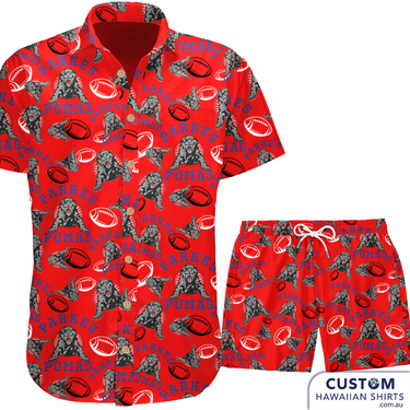 What do the Parkes Pumas and M C Hammer have in common? You just can't touch them. This is certainly true of the peerless style exhibited by the team. Personalised club uniforms as fierce as their starting line-up, these guys flat-out OWN the competition. 100% Cotton Coconut buttons
