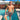 a man standing in a pool wearing swim trunks