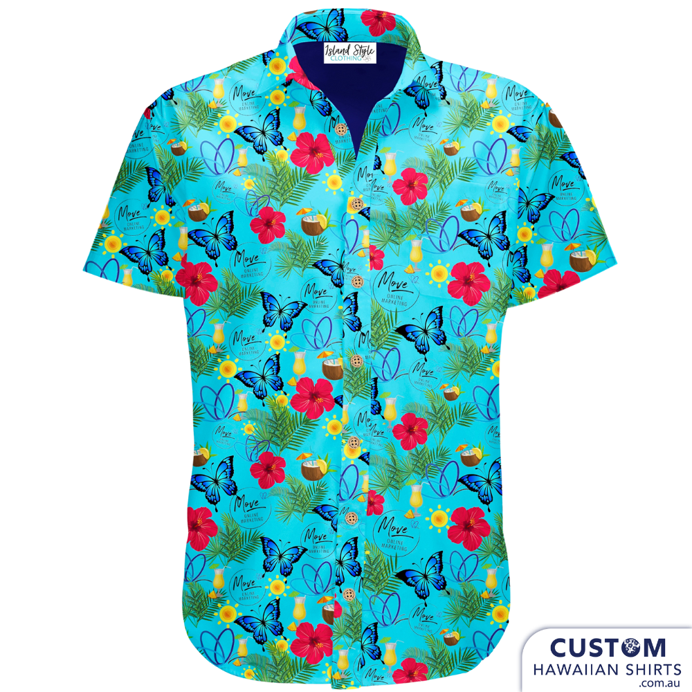 A expertly tailored strategy - pretty much what puts these marketing magicians at the forefront of their game - also accurately describes the collaboration between Island Style Clothing and Move on Marketing with these snazzy new custom hawaiian shirt uniforms.