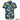 Hawaiian shirt with floral pattern on a white background