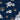 Navy blue fabric with white floral and bird patterns, featuring '75 Sqn' logos.