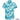 Hawaiian shirt with colorful pattern on a white background