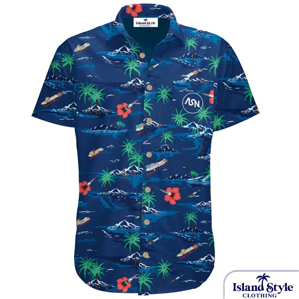 Alcatel Submarine Networks France Mens Custom Shirts