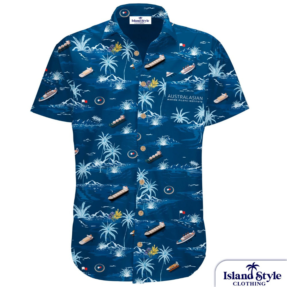 Australasian Marine Pilots Institute Custom Hawaiian Shirts