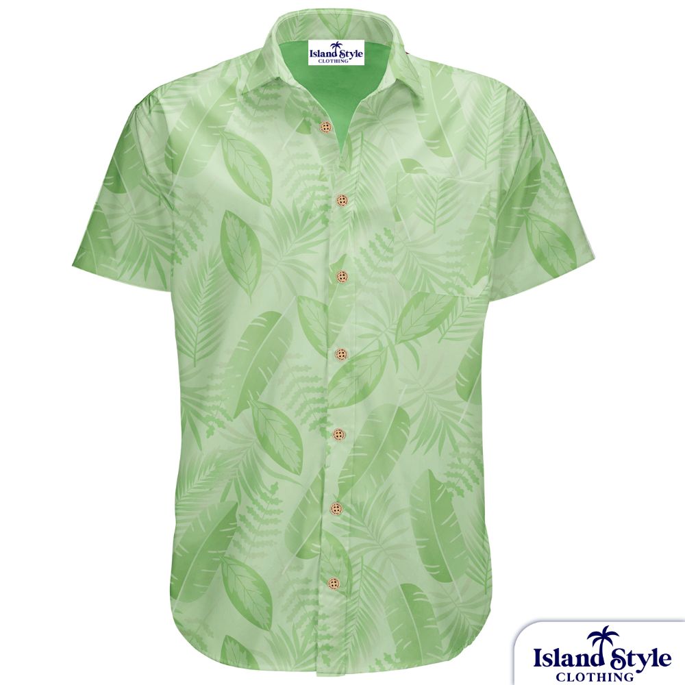 Green custom Aloha Friday shirts featuring BMA BHP and Mitsubishi Development designs