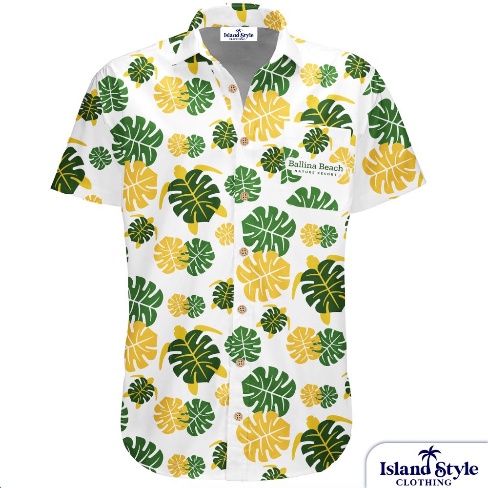 Ballina Beach Nature Resort Mens Womens Uniforms Custom Hawaiian Shirts