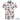 HMAS Choules NSW ADF custom military shirt featuring tropical Hawaiian design with palm trees, ships, and sunset prints. Cotton short-sleeve uniform shirt.