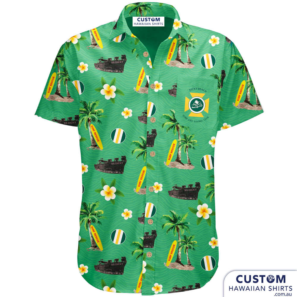 Custom Surf Club Hawaiian Shirts