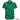 Green patterned shirt with brand logos on a white background