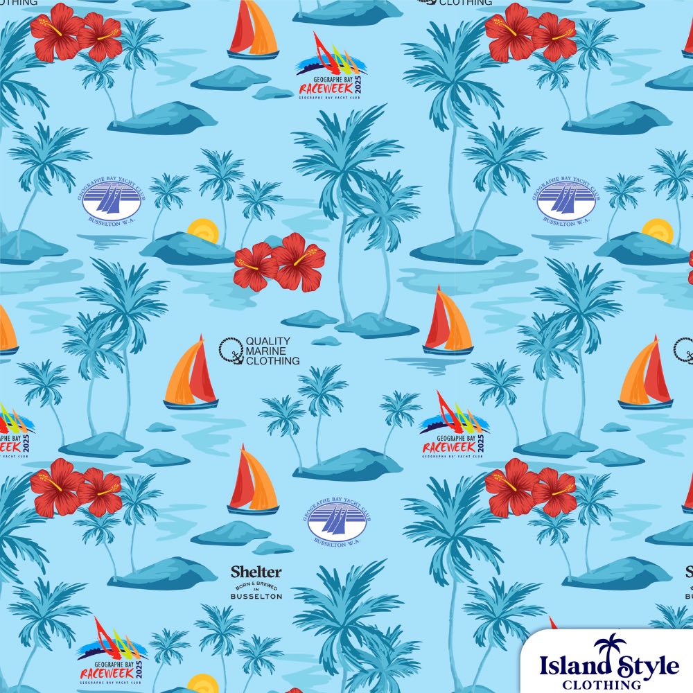 Geo Bay Race | Custom Hawaiian Shirts
