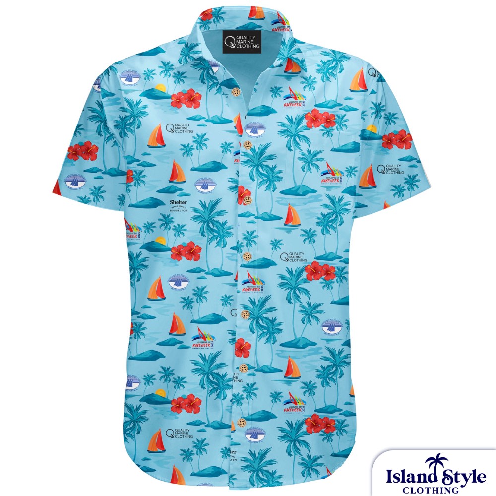 Geo Bay Race | Custom Hawaiian Shirts