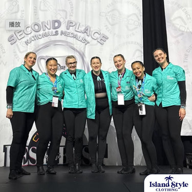 The Ivy League Allstars Dance Studio AACF custom Hawaiian shirts.