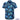 Lovells Springs Pty Ltd custom Hawaiian shirt with navy base and multicolored palm tree print, designed for corporate uniforms and casual wear.