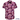 Mandurah Raw Prawns Veterans Rugby Union Club custom Hawaiian shirt in maroon with floral and rugby-themed prints. 100% cotton sports uniform shirt.