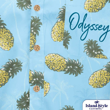 Odyssey Lifestyle Care Communities | Custom Hawaiian Shirts, blue shirts with pineapples