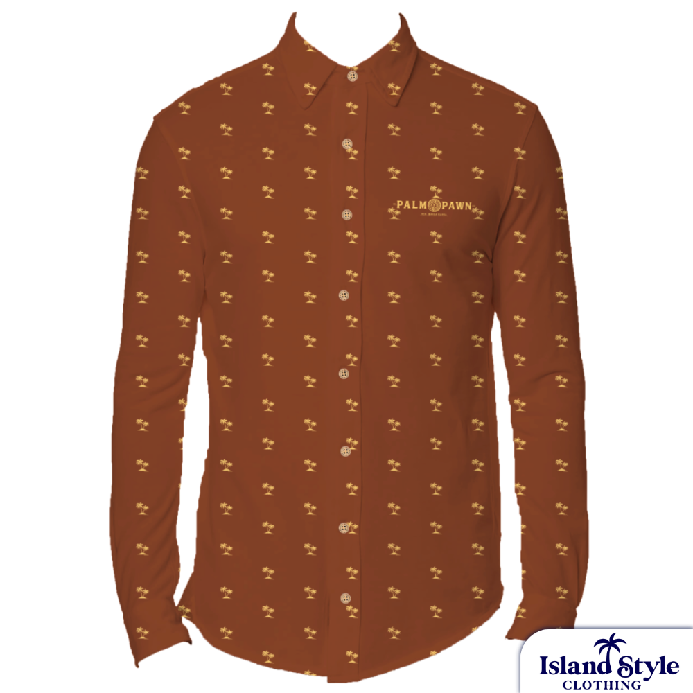 Bar and Hotel staff shirts custom-designed hospitality uniforms for Palm &amp; Pawn Hotel. 