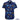 Phoenix Masters Swimming Shirts – Tropical Custom Design featuring swimmer icons, palm trees, and Phoenix logos on a dark blue short-sleeve shirt.