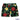 Tropical floral shorts with red flowers and green leaves on a black background, featuring 'Island Style Clothing' brand.
