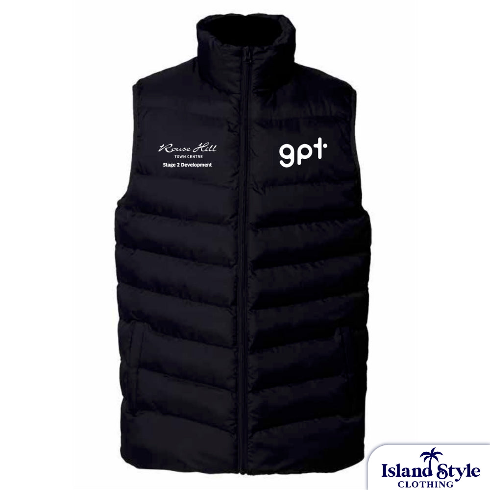 The GPT Group - Custom Black Puffer Vest