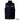 Customised Black puffer vest with white text on a white background